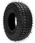 9x3.50-4 Tire And Inner Tube For Mini ATV Quad Go Kart Heavy Duty Petrol Electric Gas Skateboard Scooter Mini Choppers Garden Lawnmower Tractor With Bent Valve Stem