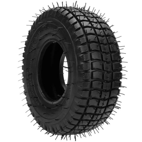 9x3.50-4 Tire And Inner Tube For Mini ATV Quad Go Kart Heavy Duty Petrol Electric Gas Skateboard Scooter Mini Choppers Garden Lawnmower Tractor With Bent Valve Stem