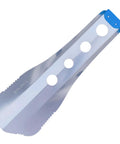 Ultralight Backpacking Trowel 0.48 Oz 13.5 G Blue With Lifetime Warranty Made In USA showing full length and blue end cap