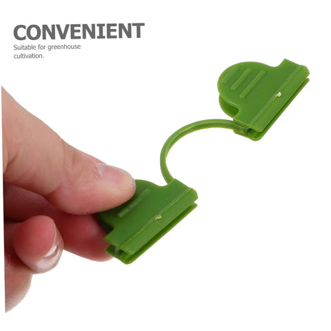 Plant Support Bracket Set One For Greenhouse Kit With Plastic Arched Hooks, Garden Hoops And Netting Hooks, Easy To Install Durable Garden Accessory For Sturdy Plant Support