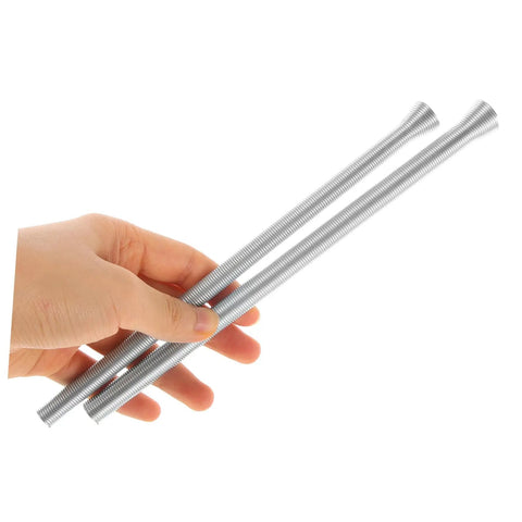 Parliky 2 Piece Tubing Bender Set Hand Benders For Copper Pipes And Wire Easy Use Plumbing Electrical Tasks Durable Flexible Spring Tool Simple Operation Professional Grade held in hand