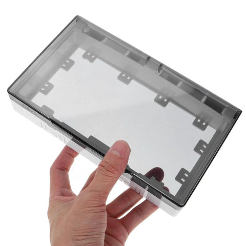 No Sweat Waterproof Outlet Covers With Heavy Duty Adhesive Strip For Quick Home Fixes Total Indoor Outdoor Weather Blocking To Keep Tiny Fingers Safe And Electrical Boxes Sealed Tight