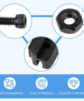 Heavy Duty Aftermarket Tactical Flashlight Key Kit With 10 Sets Fit Keys Secure For Rail Mods P320 Weaver Systems Keeps Rig Locked With High Grade Wrenches, black rail key parts