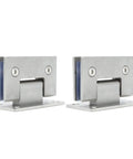 Heavy Duty Stainless Steel Glass Door Hinges 2 Pack 90 Degree Frameless Shower Hinge For Bathroom Gates Durable And Easy Install