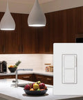 Maestro Dual Digital Dimmer And Switch For Incandescent And Halogen Bulbs 300 Watt Single Pole in modern kitchen