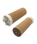 Heavy Duty WR50 Ceramic Heating Core Replacement Fits 380 To 440 Volt 7.5 To 10KW for industrial heater, cylindrical design.