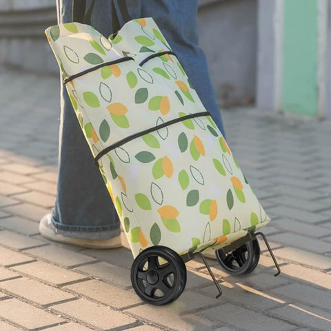 Two Pcs 6.10 Inch Laundry Cart Wheels Rolling Caster Replacement For Foldable Shopping Trolley And Grocery Cart on pavement