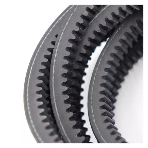 Premium Xpa V-Belt Replacement Kit For Air Compressor Including Sizes 1040 To 1250 Fits Standard Drive Systems For Heavy Duty Machinery and Home Workshop Gigs, black notched belts