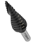 M35 Cobalt Step Drill Bit Set For Metal 3/16 To 7/8 Inch Eight Step Workhorse Heavy Duty Industrial Grade Drill Bits For Stainless Steel Hard Steel Aluminum Wood PVC Long Life close-up