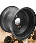 8 Inch Rear Wheel Rim With Three Holes Fits Most ATV Go Kart Off Road Dirt Pit Bike Quad Dirt Bikes Street Bikes Rear Black