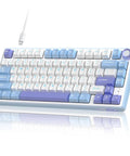 Custom 75 Percent Wired Mechanical Keyboard Featuring Gasket Mount Design Hot Swap Switches And PreLubed Linear Keys with RGB illumination.