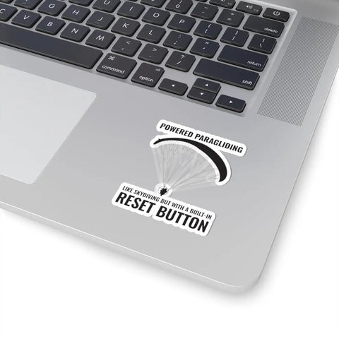 Paragliding Sticker For Paramotor Pilots And Sky Enthusiasts Vinyl Decal Flight Flyin Humor Weatherproof For Laptops