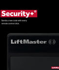 LiftMaster remote with Security Plus Logo, part of Security Plus 1 Button Garage Door Opener And Gate Remote Control Pack Of 2 Universal