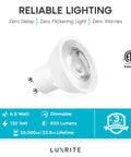 MR16 GU10 LED Bulbs Dimmable 50W Halogen Replacement, 5000K Bright White, 500 Lumens, 120V Spotlight LED Bulb detail shot