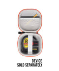 Slim Laser Tape Measure Case Tailored For Prexiso Lexivon And General Tool LTM1 showing zippered interior, storage loop and mesh pocket.