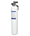 Commercial Grade Top Shelf High Flow Beverage Filter System For Cold Draft Lines, 5 Micron Nominal Sediment Strainer in white housing.