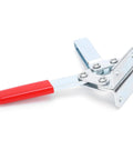 Toggle Hold Down Clamp With Quick Lock GH 201C Fixture For Welding And Woodworking Bench Jig Setup Beefy 182kg Holding Force Rust Resistant Heavy Duty Clamp Tool Set Of 2, red handle