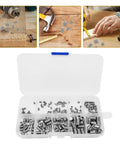 200 Pcs Stainless Steel Screw Set M3 M8 Flat Grub Screws 304 Alloy Fasteners For Doors Shop Smooth Threads Perfect Diy And Pro Techs Loving Solid Work Done Right With Heavy Duty Gear To Crush It Hard, assorted in plastic case