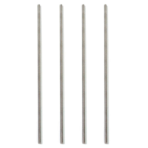 NIDAYE stainless steel fully threaded rod set, 1/4-20, 12 in long, right-hand threads, 4 pieces
