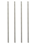 Stainless Steel Fully Threaded Rod M6 12 Inch Right Hand Threads 4 Pieces For Structural Anchoring Pole Mounts Fastening And DIY Projects
