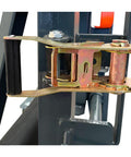 Close-up of heavy duty hydraulic machinery mover strap mechanism, part of Beast Of A Heavy Duty Hydraulic Machinery And Equipment Mover