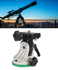 Latitude Adjustment Seat for Telescopes Aluminum Alloy Equatorial Wedge Mount With Three Eighths Inch Thread in night setting.
