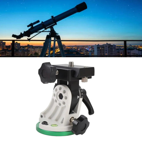 Equatorial Telescope Mount Base for Portable Nightscapes, Time Lapse and Panoramas, 90 Degree Adjustable Aluminum Alloy