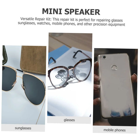 Eyeglass Repair Kit With Screws And Mini Screwdriver And Storage Case for sunglasses, glasses, and mobile phones repair