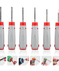 6 Piece Deutsch Pin Removal Tool Kit for DT DTP DTM HDP20 HD30 DRC Series Connectors Pin Extractor Tools detailed view