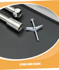 Heavy Duty Wall Anchoring Kit With Toggle Bolts And Wing Nuts For Secure Drywall Mounts And Screws For Heavy Items In Home Renovation Projects For Diy Enthusiasts And Pros, steel parts