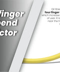 OS12100 Half Inch Class A Rubber Air Hose showing four finger grip bend restrictor feature.