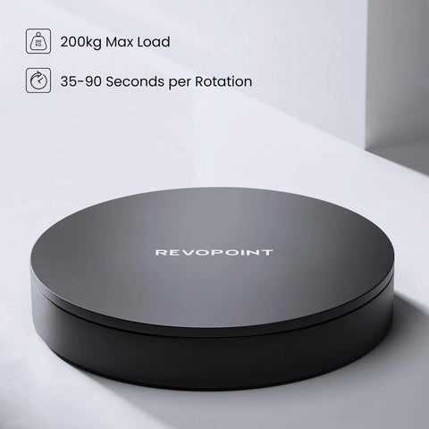 Large Electric Turntable Heavy Duty Platform For 3D Scanners Smooth Variable Speed Handles Massive Loads Fast Rotation Built Tough For Quick And No Sweat Scanning Sessions