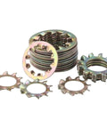 1000pcs Lock Washers M3 To M8 Zinc Plated Internal Teeth For Vibration Resistant And Shockproof Fastening With External Teeth Durable Secure Locking Hardware