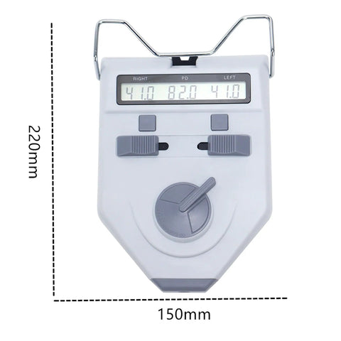 Pro Grade Digital Pupilometer For Eye Care And Optical Fitting 45 To 82mm Pupillary Distance Measurement With Adjustable 0.1 0.2 Or 0.5mm Steps High Precision PD Meter For Eyewear And Vision Clinics, 150mm x 220mm