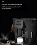 Automatic Home Coffee Machine With Small Touch Screen Built In Grinder Integrated Steam Pump 2L Movable Water Tank Auto Shutoff