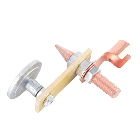 Heavy Duty Welding Magnet Head With 4mm Insulation Board for smooth metal surfaces, showing solid iron clamp with insulation.