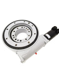 Heavy Duty Slewing Drive With Precision Worm Gear Reducer And Rock Solid Self Locking Turntable Bearings For Seamless Full Circle Rotation