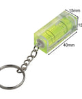 10 Pack for mini for spirit Levels Green and Blue for acrylic Glass Square keychain level measuring 40mm x 15mm.