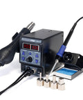 2 In 1 SMD Soldering Station With Hot Air Gun And Soldering Iron, Dual Digital Display, Temperature Adjustable Thermostatic Rework Station