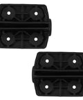 Two Pack Heavy Duty Self Closing Door And Gate Hinge Kit With Adjustable Spring Tension Weatherproof Nylon Hinges For Outdoor Wooden Gates And Residential Doors, black nylon hinges