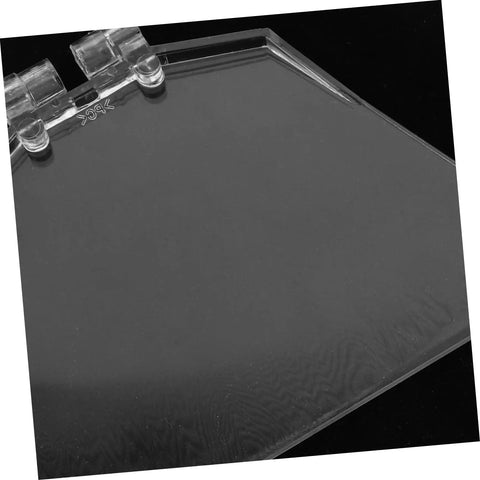 Image of clear shield from 4 Pack Transparent Eye Shield Replacement For Bench Grinder And Grinding Machine Safety Guard Durable Eye Protection For Workshop Use Fits Electric Drill And Grinder Shields Your Eyes From Debris
