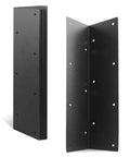 Heavy Duty Steel Corner Brackets For Raised Garden Beds With All Included Screws Built Like A Tank Fits 20 To 24 Inch Planters No Sweat Assembly Rust Proof Hardware, 11 inch black steel corner blocks.