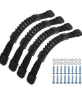 Heavy Duty Kayak Handles 4 Pack for Easy Portage and Boat Carry Marine Grade Nylon Grab Handles with installation hardware