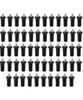 80 Piece Spring Partition Pin Set For Window Blinds And Cabinets Pro Grade PP Pins With Iron Core Transfer Shaft For Rock Solid Built To Last Furniture Repair Hardware Kit, 80 black pins