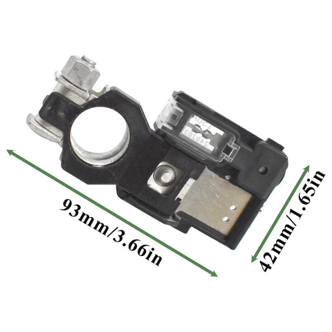 Top Shelf 150 Amp Fusible Link Fuse With Positive Battery Terminal Kit measures 93mm by 42mm for Hyundai models 2009-2018.