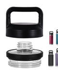 Screw Top Lid Replacement For Rambler Bottle 18 26 36 46 64 Oz No Spill Chug Cap Replacement Lids Durable Secure Seal On The Go Leak Proof 1 Pack Fits Rambler 18 26 36 46 64 Oz
