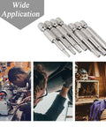Straight Up Durable 14 Piece Torx Security Star Screwdriver Bits Set Built Like A Tank With S2 Steel in various work settings.