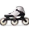 Carbon Fiber Speed Skates For Racing, Lightweight Unisex Skating Shoes With 100mm Wheels And ABEC 11 Bearings