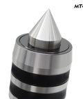 Heavy Duty MT4 Morse Taper Live Center With Triple Bearings For Lathe And CNC Machines, Precise High Hardness Steel Center For Stable Spindle Support
