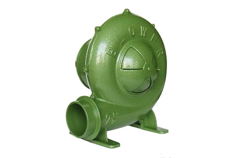 Green Electric Blacksmith Forge Blower 110V 250W For Coal Fires, High CFM Draft Fan With 380Pa Pressure, 3.3 M3 Min Air Flow